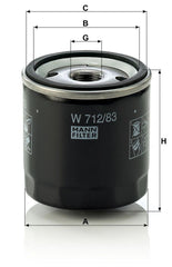 Ölfilter für TOYOTA LEXUS SPORTEQUIPE CHERY DAIHATSU BAIC JAECOO LOTUS MINI