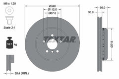 2x Bremsscheibe Vorderachse für BMW 5 Touring X3 3 6 Gran Turismo X5 X4 4 Coupe