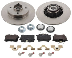 Bremsensatz Scheibenbremse Hinterachse für CITROËN PEUGEOT C4 I II DS4 308 CC SW