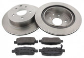 Bremsensatz Scheibenbremse Hinterachse für NISSAN RENAULT LEAF QASHQAI II SUV /