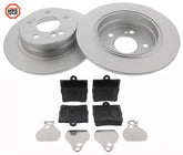Bremsensatz Scheibenbremse Hinterachse für MERCEDES-BENZ