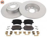Bremsensatz Scheibenbremse Hinterachse für AUDI SEAT VW Q3 ALHAMBRA CC B7 GOLF