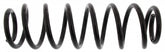 2x Fahrwerksfeder Hinterachse verstärkt für SKODA FABIA I Stufenheck II