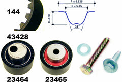Zahnriemensatz für CITROËN FIAT LANCIA PEUGEOT C5 I Break C8 ULYSSE SCUDO