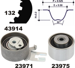 Zahnriemensatz für VOLVO C30 C70 II Cabriolet S40 S60 I S80 V40 Schrägheck V50