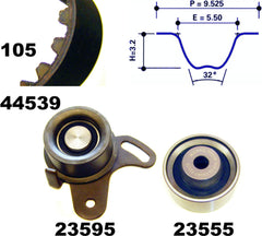 Zahnriemensatz für HYUNDAI KIA ACCENT Stufenheck I II III COUPE ELANTRA GETZ