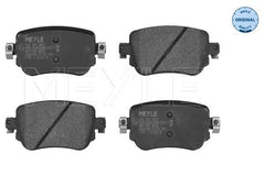 Bremsbelagsatz Scheibenbremse Hinterachse für AUDI SEAT SKODA VW A1 City Carver