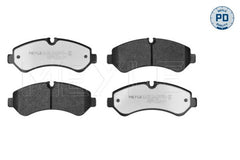 Bremsbelagsatz Scheibenbremse Hinterachse für MERCEDES-BENZ SPRINTER 5-t Kasten