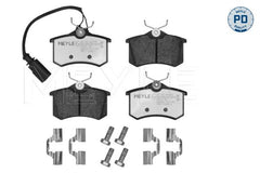 Bremsbelagsatz Scheibenbremse Hinterachse für FORD SEAT VW GALAXY I ALHAMBRA