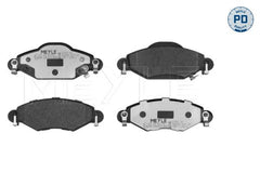 Bremsbelagsatz Scheibenbremse Vorderachse für TOYOTA YARIS VERSO