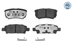 Bremsbelagsatz Scheibenbremse Hinterachse für CHRYSLER DODGE MITSUBISHI JEEP
