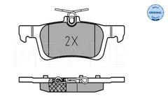 Bremsbelagsatz Scheibenbremse Hinterachse für PEUGEOT 308 SW II