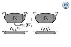 Bremsbelagsatz Scheibenbremse Vorderachse für AUDI SEAT SKODA VW A3 Sportback