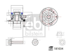 Radlagersatz Vorderachse für OPEL ASTRA K Sports Tourer Kasten/Schrägheck