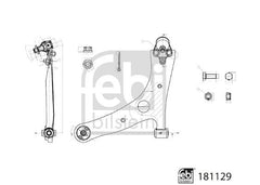 Querlenker Vorderachse links für TOYOTA RAV 4 II