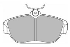 Bremsbelagsatz Scheibenbremse Vorderachse für VOLVO S90 I V90 Kombi 740 760 940