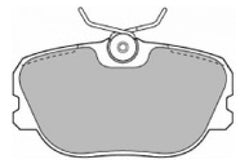 Bremsbelagsatz Scheibenbremse Vorderachse für VOLVO 440 460 480