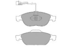 Bremsbelagsatz Scheibenbremse Vorderachse für ALFA ROMEO LANCIA 147 156
