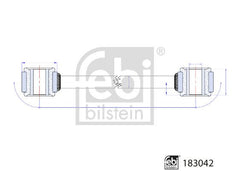 Koppelstange Stabilisator Hinterachse für MERCEDES-BENZ SPRINTER 3-t Tourer Bus