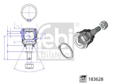 Trag Führungsgelenk Vorderachse für HYUNDAI BAYON i20 ACTIVE II Coupe III VENUE