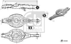 Querlenker Hinterachse rechts für MAZDA CX-5 Van