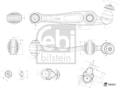 Querlenker Vorderachse hinten links für LAND ROVER DISCOVERY V VAN RANGE IV