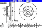 2x Bremsscheibe Vorderachse für OPEL CHEVROLET ASTRA J Caravan GTC Stufenheck