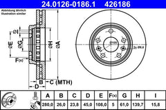 2x Bremsscheibe Vorderachse für RENAULT KANGOO / GRAND II Rapid BE BOP