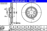 2x Bremsscheibe Vorderachse für OPEL SAAB ADAM ASTRA G Caravan CC Coupe