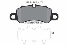 Bremsbelagsatz Scheibenbremse Vorderachse für PORSCHE 911 Cabriolet Targa 718