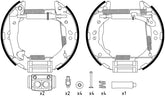 Bremsbackensatz Hinterachse für HYUNDAI ATOS