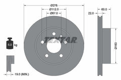 2x Bremsscheibe Vorderachse für MERCEDES-BENZ V-KLASSE Kasten VITO Bus