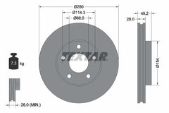 2x Bremsscheibe Vorderachse für NISSAN INFINITI ALMERA TINO CEFIRO III