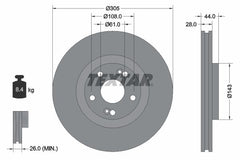 2x Bremsscheibe Vorderachse für RENAULT AVANTIME ESPACE III