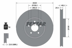 2x Bremsscheibe Vorderachse für FORD VOLVO TRANSIT CONNECT V408
