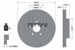 2x Bremsscheibe Vorderachse für TOYOTA CELICA Coupe
