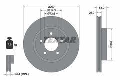 2x Bremsscheibe Vorderachse für CHRYSLER CONCORDE 300M