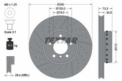 2x Bremsscheibe Vorderachse für BMW 1 2 Coupe Cabriolet 3 Gran Turismo Touring 4