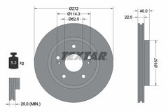 2x Bremsscheibe Vorderachse für SUZUKI SWIFT IV