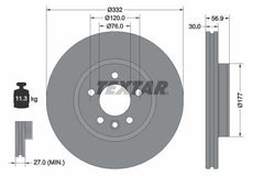2x Bremsscheibe Vorderachse für VW AMAROK Pritsche/Fahrgestell