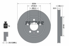 2x Bremsscheibe Hinterachse für VW POLO V Van