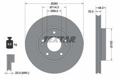 2x Bremsscheibe Vorderachse für HYUNDAI KIA KONA NIRO II