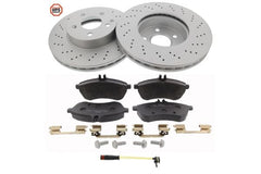 Bremsensatz Scheibenbremse Vorderachse für MERCEDES-BENZ C-KLASSE T-Model Coupe