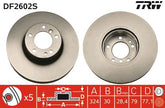 2x Bremsscheibe Vorderachse für BMW ALPINA 5 Touring 7 8 B10