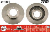 2x Bremsscheibe Vorderachse für TOYOTA LAND CRUISER PRADO