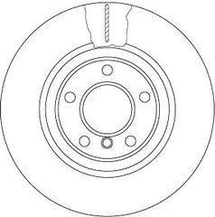 2x Bremsscheibe Vorderachse für BMW 5 Touring
