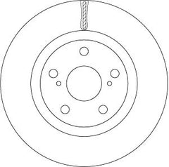 2x Bremsscheibe Vorderachse für TOYOTA AURION AVALON Stufenheck CAMRY