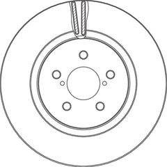 2x Bremsscheibe Vorderachse für SUBARU IMPREZA Schrägheck XV