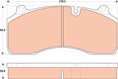 Bremsbelagsatz Scheibenbremse Vorderachse Hinterachse für VOLVO RENAULT TRUCKS