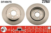 2x Bremsscheibe Hinterachse für CHRYSLER DODGE 300C Touring CHARGER